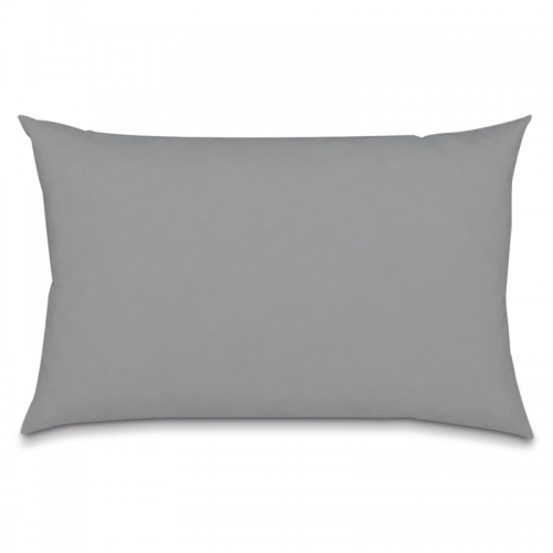 Grey Pillow Rectangular