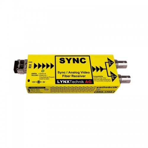 Lynx Analog Sync _ Video Fiber Optic Receiver