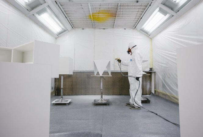 Painting of furniture